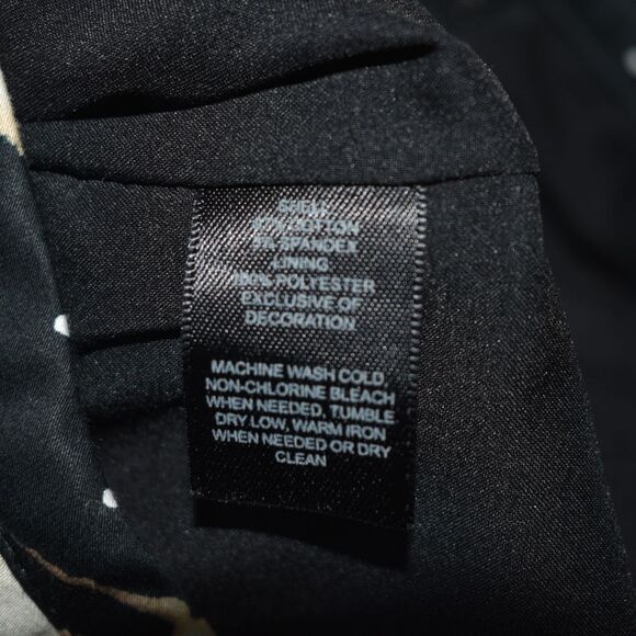 WHITE HOUSE BLACK MARKET Ruched Straight Pencil Floral Polka Dot Skirt Size 6 - Picture 5 of 7